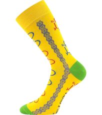 Unisex trendy ponožky Doble Sólo Lonka vzor 03 - rybář