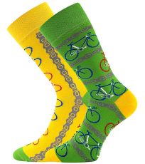 Unisex trendy ponožky Doble Sólo Lonka vzor 03 - rybář