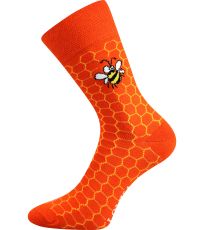 Unisex trendy ponožky Doble Sólo Lonka vzor 03 - rybář
