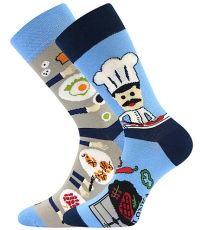 vzor 17 - kuchař 
	"trendy" párování - každá ponožka je jiná...když chceš mít stejný pár - kup si 2 sady
