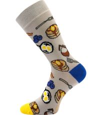 Unisex trendy ponožky Woodoo Sólo Lonka vzor 23 / snídaně