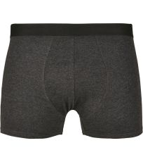 Pánské boxerky 2ks BY132 Build Your Brand Charcoal (Heather)